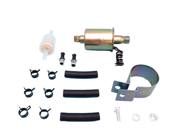 Electric Fuel Pump 6v 4-6.5 PSI 8mm Lines - Negative Earth