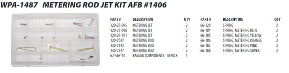 CALIBRATION KIT CARTER - EDELBROCK AFB 1406