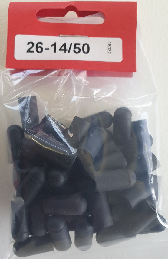 3/16 Inch Tube Cap Bulk Pack 50