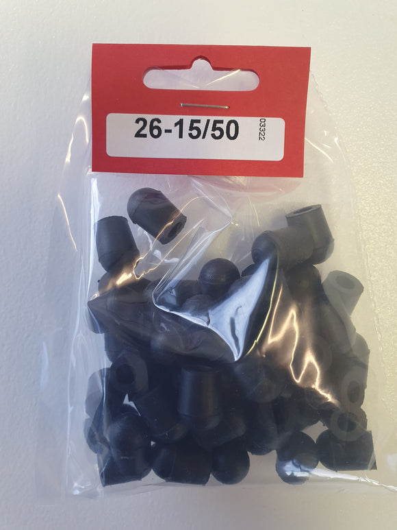 1/4 Inch Tube Cap Bulk Pack 50