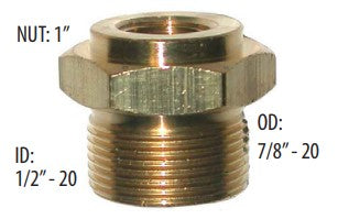 5/16 Inlet Nut 7/8 Inch x 20 TPI