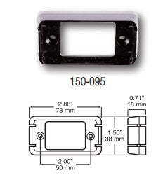 Lamp Bracket Black For 153 LED