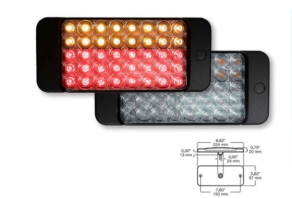 LED Combination Slimline ECE & ADR Compliant Deutsch Plug