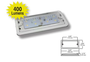 LED Interior Light 9 LEDs, 12V 148mm x 70mm