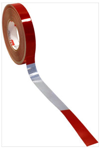 Conspicuity Tape Roll Red/White 25mm x 46mtrs DOT-C2