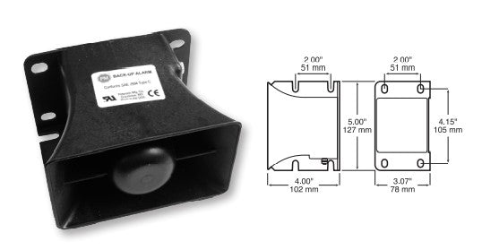 Backup Alarm 112DB 12/24 Volt