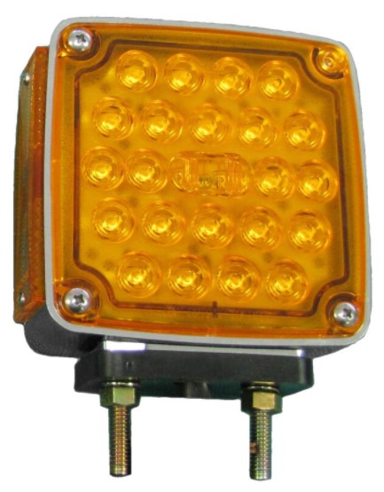 LED Turn/Marker Amber/Red 12v Right Side