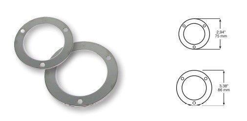 Bezel Stainless 2.5 Inch Round Series