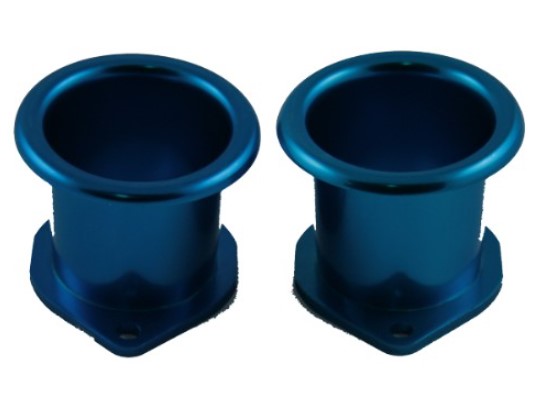 Ram Tube suit  Weber 45DCOE / Dellorto 45 DHLA - Blue 62mm high (pair)